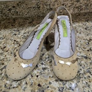 MATERIA PRIMA by GOFFREDO FANTINI Pumps Round Toe Slingback Suede EU 39.5 | US 9